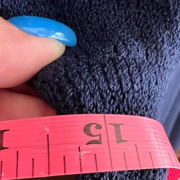 Vintage St. John for Saks embellished knit sweater Dress Navy Women's Sz 8 USA - Picture 15 of 15